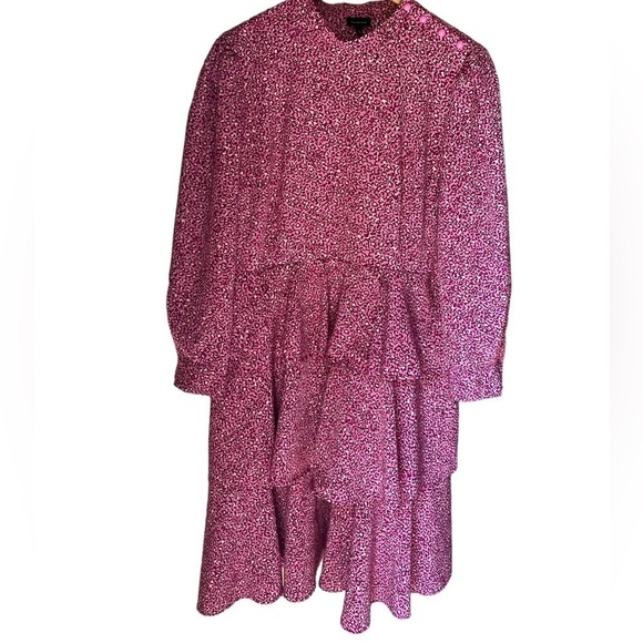 Who what wear‎ dress pink leopard animal print xxl long sleeve - Picture 2 of 7